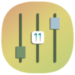 iOS 11 Control Center with X Home Bar