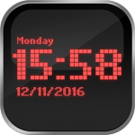 Digital Clock Wallpaper