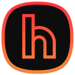 Horux Black - Icon Pack