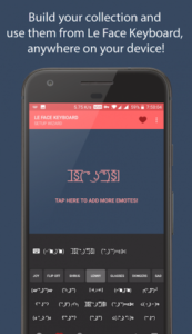 Le Face Keyboard apk