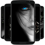black wallpaper