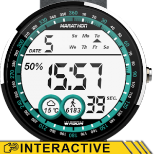 Digital One Watch Face