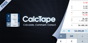 CalcTape Calculator With Tape