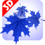 3D Maple Leaves Wallpaper