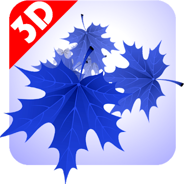 3D Maple Leaves Wallpaper