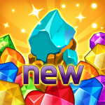 Jewels fantasy Easy and funny puzzle game