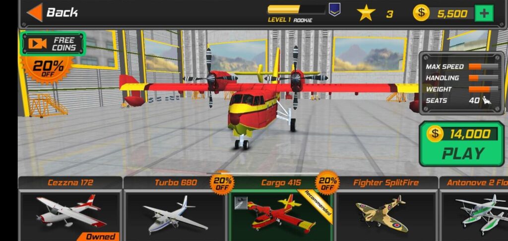 Flight Pilot Simulator 3D Mod