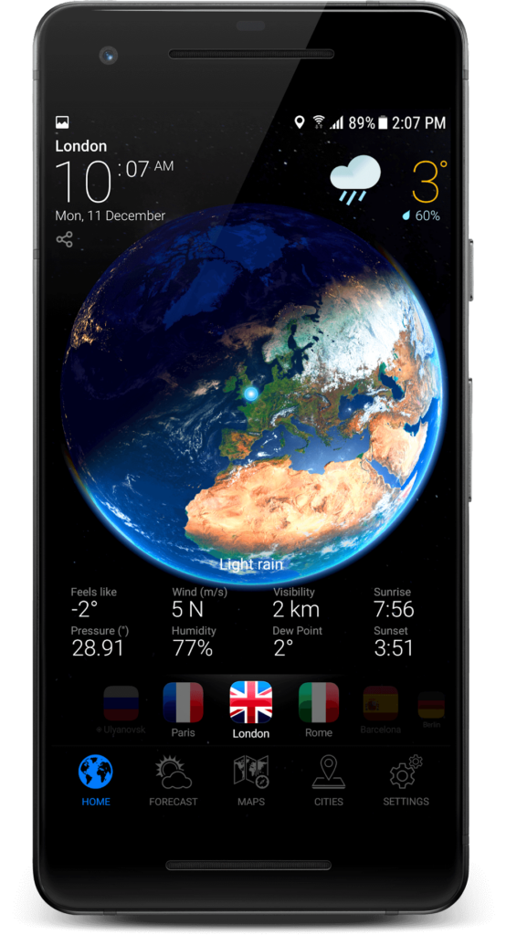 3D Earth Pro   Weather Forecast Apk