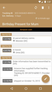 Deliveries Package Tracker Pro