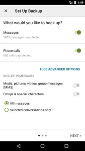 SMS Backup pro