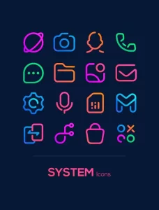 Linebit - Icon Pack mod