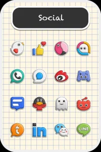Poppin icon pack mod