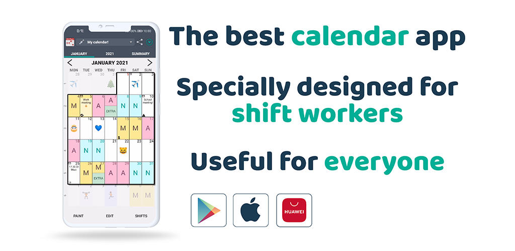 Work Shift Calendar v2.0.7.1 APK [Pro Mod] [Latest]