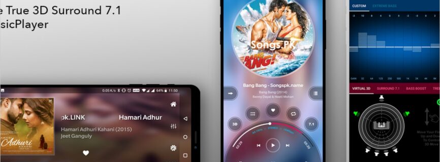 Music Player 3D Surround v2.1.01 2101 APK [Unlocked] [Latest]