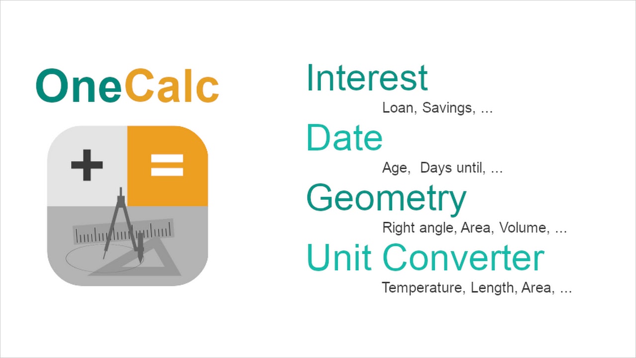 OneCalc+ All-in-one Calculator v2.2.1 APK [Paid] [Latest]
