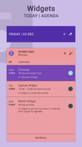 Everyday - Calendar Widget pro