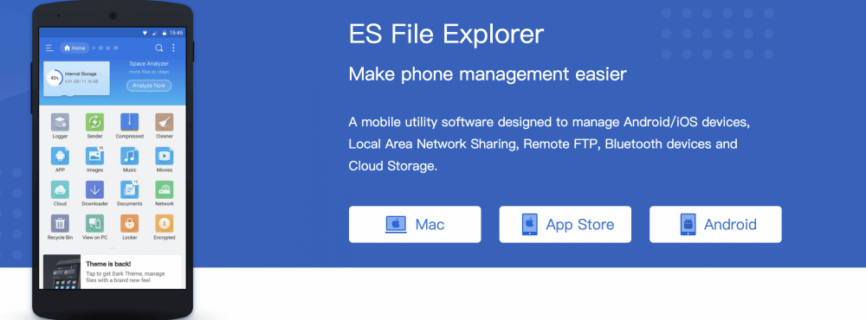 ES File Explorer File Manager v4.4.1.11 APK MOD [Premium Unlocked] [Latest]