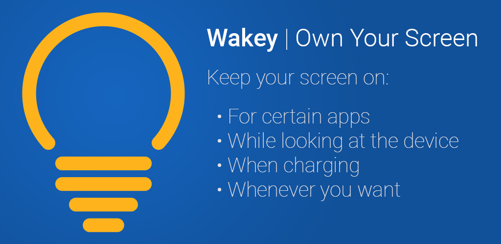 Wakey – Control your screen on v11.1.0 build 805795766 APK [Premium Mod] [Latest]