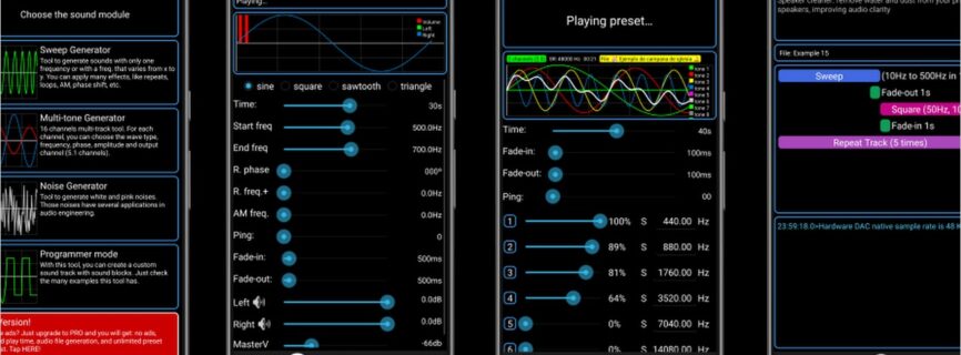 Tone Generator v3.70 APK [Pro] [Latest]