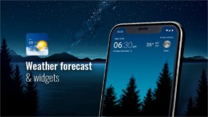 Transparent Clock Weather
