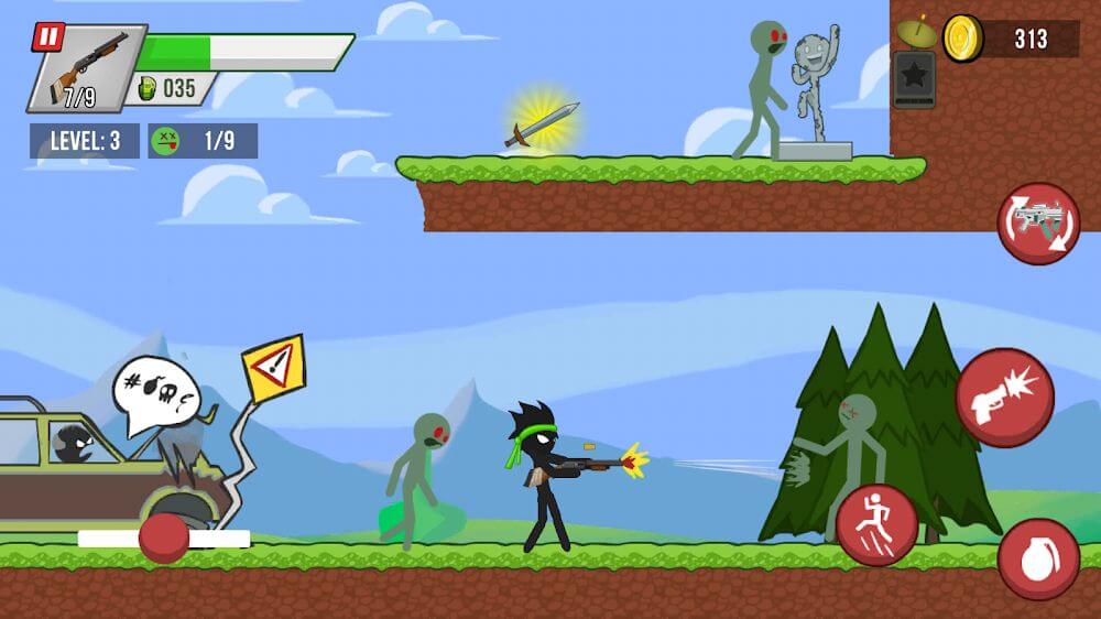 Stickman Vs Zombies Apk