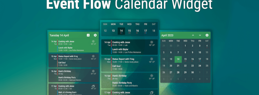 Event Flow Calendar Widget v1.9.1 APK + MOD [Premium Unlocked] [Latest]