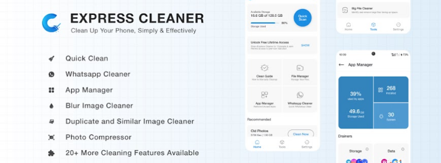 Express Cleaner : Phone Clean v13.2.3 MOD APK [Pro Unlocked] [Latest]